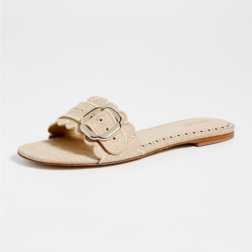 Larroudé Ivy Broderie Sandal